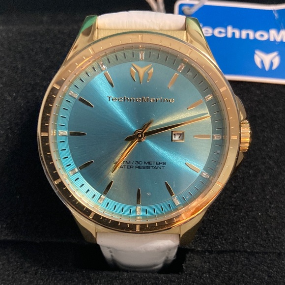 TechnoMarine MoonSun Women's Watch - 36mm, White (TM-822046) - Picture 2 of 7